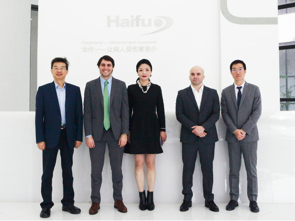 烏拉圭駐重慶總領館總領事Valentín一行到訪海扶醫療